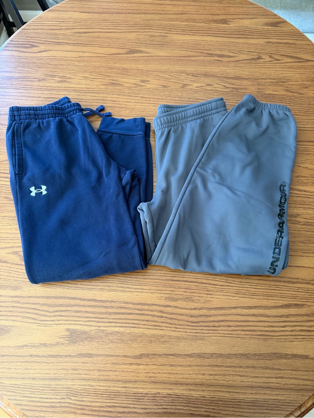 Under Armour Navy and Gray Boys' Jogger Pants - 2 Pack